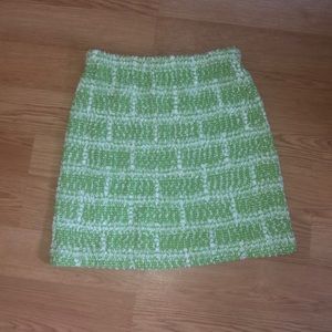 St John Green Printed Skirt